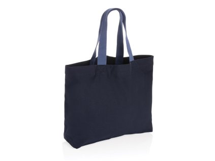 Nefarbená taška Impact z recyklovaného plátna (240 g/m2), Navy
