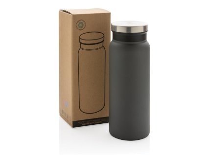 Termo fľaša 600ml  z RCS recyklovanej ocele, anthracite