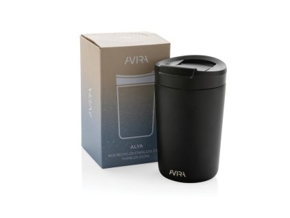Termohrnček 300ml z RCS recyklovanej ocele, Black