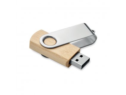 Bambusový USB kľúč 16GB, wood