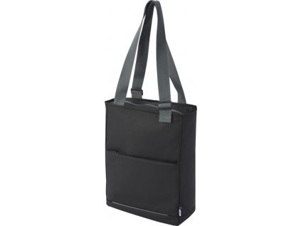 Recyklovaná vodeodolná taška na notebook 14", GRS, Black