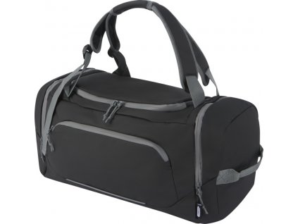 Recyklovaná vodeodolná taška/ruksak, GRS, Black