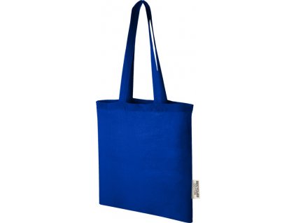 Nákupná taška 140 g/m2 z GRS recyklovanej bavlny, Royal blue