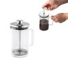 Sklenený kávovar 600 ml, Silver