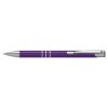 Kovové guľôčkové pero, violet