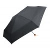 RPET manuálny mini dáždnik, Black