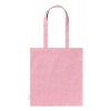 Nákupná taška z recyklovanej bavlny 140 g/m2, rose pink