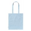 Nákupná taška z recyklovanej bavlny 140 g/m2, light blue