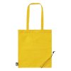Skladacia RPET nákupná taška, Yellow