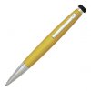 Guľôčkové pero (čierna náplň), Open Yellow,Silver