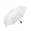 Automatický skladací dáždnik s reflexným lemovaním, priemer 100 cm, white