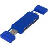 Duálny rozbočovač USB 2.0, light blue