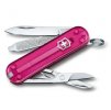 CLASSIC SD Transparent, vreckový nôž, Pink