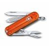 CLASSIC SD Transparent, vreckový nôž, Orange