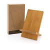Bambusový stojanček na telefón v krabičke, Brown