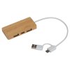 Bambusový USB rozbočovač, Brown
