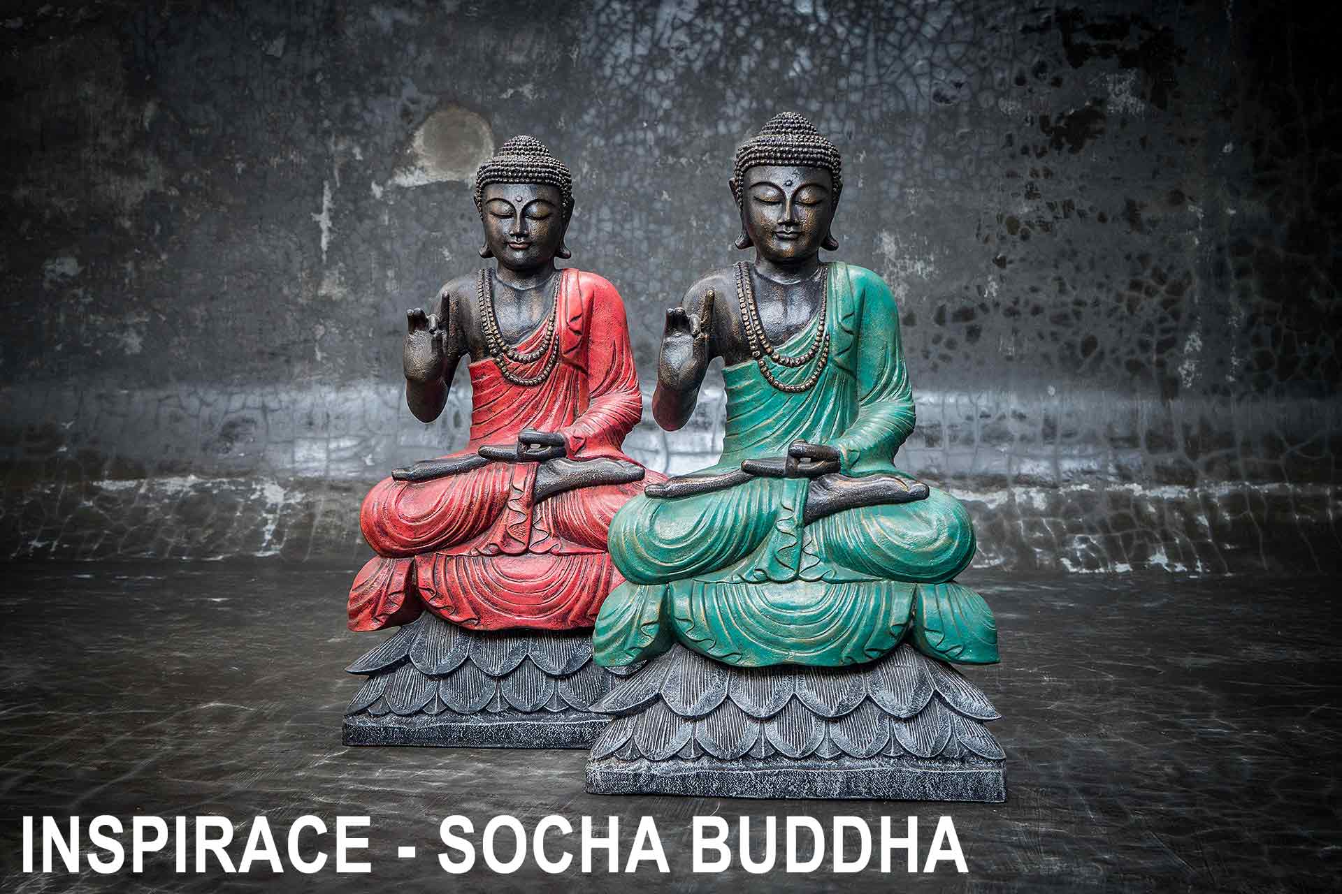 inspirace socha buddha