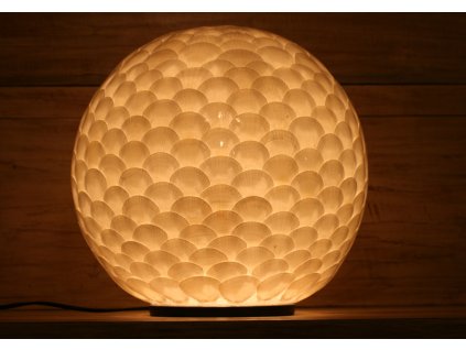 Originální stolní lampa z lastur (mušlí) velikost M, L
