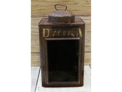 Retrolampa-lucerna Krupuk 24x24x44cm Dwika