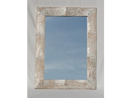 Dřevěné zrcadlo masiv s řezbou model 70 80x60cm
