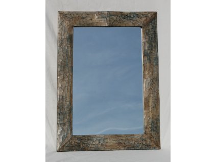 Dřevěné zrcadlo masiv s řezbou model 71 80x60cm