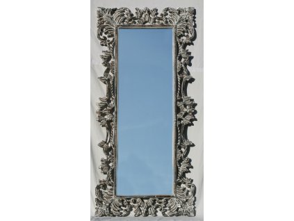 Dřevěné zrcadlo masiv s řezbou model 85 150x70cm