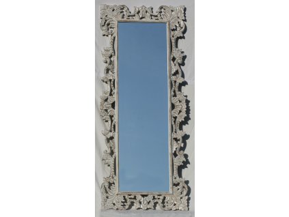 Dřevěné zrcadlo masiv s řezbou model 86 170x70cm