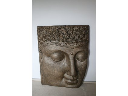 Plastika obličej Budha Buddha face - výška 123cm