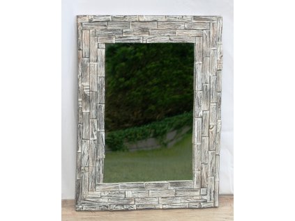 Dřevěné zrcadlo masiv teak model 115 150x80cm