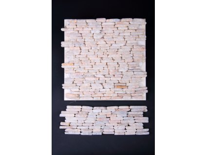 Kamenná mozaika onyx MZ18 30x10cm (sokl, dělící pásek listela, obklad)