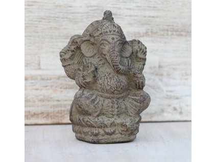 Socha Ganesha 13cm patina BY