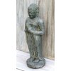 Socha Budha Buddha stojící meditující 60cm patina grey