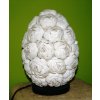 Originální stolní lampa z lastur (mušlí) výška 32cm