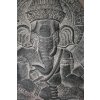 Socha kamenná plastika Ganesha na podstavci 35x23cm