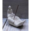 Socha Buddha Budha ruka na vonné tyčinky nebo svíčku 15cm patina CB