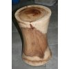 Dřevěný podstavec alla stolek stolička Suar výška 45cm průměr 28cm
