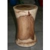 Dřevěný podstavec alla stolek stolička Suar výška 45cm průměr 28cm