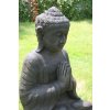 Socha Budha Buddha na lotosovém květu 62cm – model A patina DB