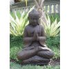 Socha Budha Buddha na lotosovém květu 62cm – model A patina DB