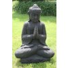 Socha Budha Buddha na lotosovém květu 62cm – model A patina DB