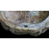 Umyvadlo ze zkamenělého dřeva - fosilní dřevo 57x44cm