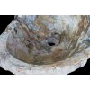 Umyvadlo ze zkamenělého dřeva - fosilní dřevo 57x44cm