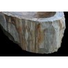 Umyvadlo ze zkamenělého dřeva - fosilní dřevo 57x44cm