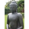 Socha Budha Buddha meditující na lotosovém květu 100cm patina DB