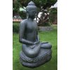 Socha Budha Buddha meditující na lotosovém květu 100cm patina DB