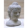 Socha Budha Buddha head torzo 30cm patina GREY