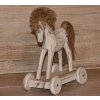 Koník na kolečkách 20x15x8cm