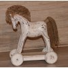Koník na kolečkách 20x15x8cm