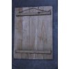 Dřevěná retro cedule na zeď vrakoviště 20x30cm