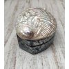 Šperkovnice z opracované mušle Haliotis cca 6x4x4cm